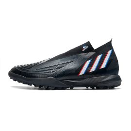 Adidas Predator Edge+ TF Edge of Darkness Core Black Footwear White Vivid Red