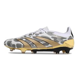 adidas Predator Elite FG Gold Metallic Leopard White