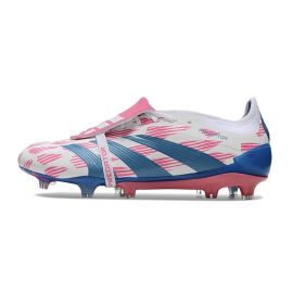 adidas Predator Elite FT FG Reemergence Footwear White Solar Blue Solar Pink
