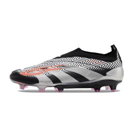 adidas Predator Elite Laceless FG Black Silver Red