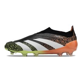 adidas Predator Elite Laceless FG Black White Green