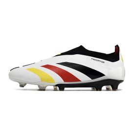 adidas Predator Elite Laceless FG Black Yellow Red