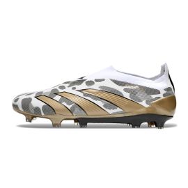 adidas Predator Elite Laceless FG Gold Metallic Leopard