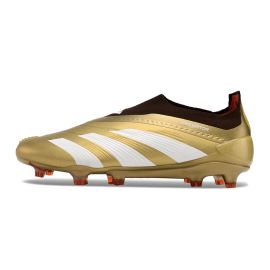 adidas Predator Elite Laceless FG Gold White Red Black