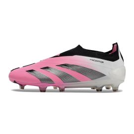 adidas Predator Elite Laceless FG Shock Pink Black