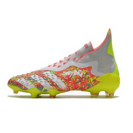 adidas Predator Freak+ FG Clear Grey White Solar Yellow
