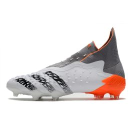 Adidas Predator Freak+ Whitespark FG White Dark Metallic Silver Red