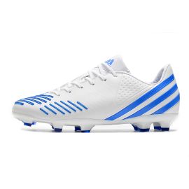 Adidas Predator LZ .1 FG Firm Gound Cleats White Blue