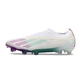 adidas X Crazyfast+ FG White Green Purple