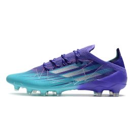 Adidas X Speedflow.1 AG Purple Rush Silver Metallic Mint Rush