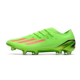adidas X Speedportal .1 FG Soccer Cleats Solar Green Core Black Solar Red