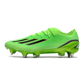 Adidas X Speedportal .1 SG Soccer Cleat in Green Black Yellow