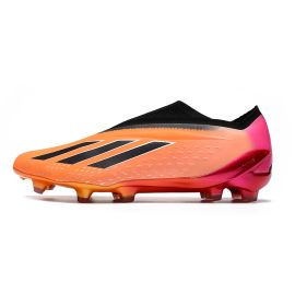 adidas X Speedportal + FG Soccer Cleats Pink Orange Black