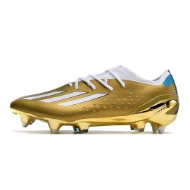 Adidas X Speedportal + SG Soccer Cleats 2022 Gold