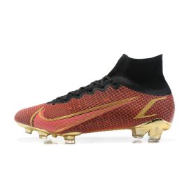 Nike Mercurial Superfly 8 Elite FG Wine Red Gold Black