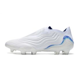 Cheap Adidas Copa Sense+ FG Soccer Cleats White Hi-Res Blue Legacy Indigo