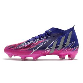 Cheap Adidas Predator Edge .1 FG Soccer Cleats Team College Purple Silver Metallic Shock Pink