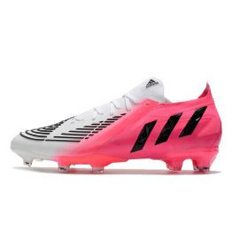 Cheap Adidas Predator Edge LZ.1 Low FG Soccer Cleats Solar Pink Core Black White