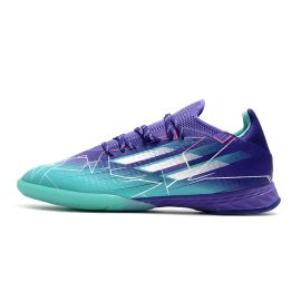 Cheap Adidas X Speedflow.1 IN Soccer Cleats Purple Rush Silver Metallic Mint Rush