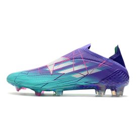Cheap Adidas X Speedflow+ FG Soccer Cleats Purple Rush Silver Metallic Mint Rush