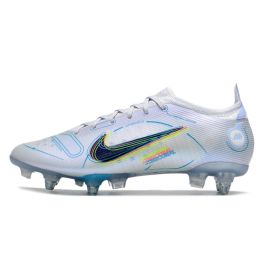 Cheap Nike Mercurial Vapor 14 Elite SG-Pro Soccer Cleats Grey Blackened Blue