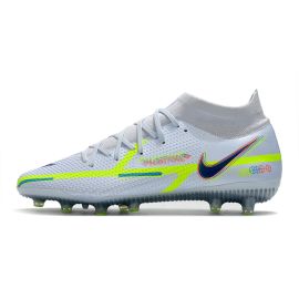 Cheap Nike Phantom GT 2 DF Elite AG Pro Soccer Cleats Grey Blackened Blue