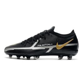 Cheap Nike Phantom GT 2 Elite AG-PRO Soccer Cleats Black Grey Metallic Gold