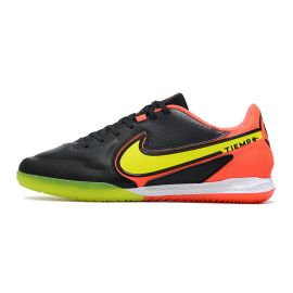 Cheap Nike React Tiempo Legend 9 Pro IC Soccer Cleats Black Yellow Red