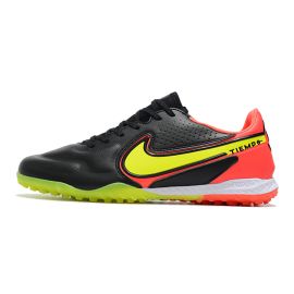 Cheap Nike React Tiempo Legend 9 Pro TF Soccer Cleats Black Yellow Red