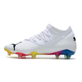 Cheap Puma Future Z 1.3 FG Soccer Cleats White Ocean Dive Black