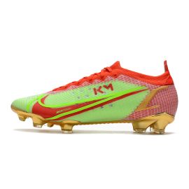 Nike Mercurial Vapor XIV Elite FG Mbappe_ Green Red Gold