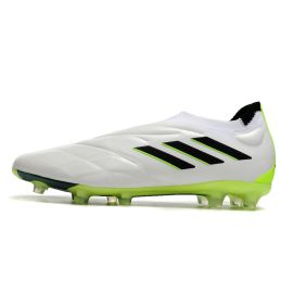 2023 adidas Copa Pure + FG - White/Black/Lucid Lemon