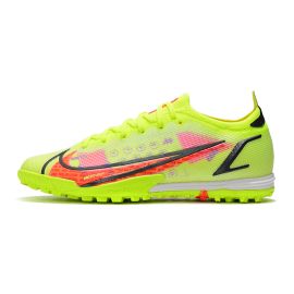 Nike Mercurial Vapor 14 Elite TF Soccer Cleats - Volt_Bright Crimson_Black
