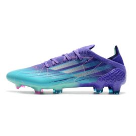 Adidas X Speedflow.1 FG - Purple Rush Silver Metallic Mint Rush Soccer Cleats