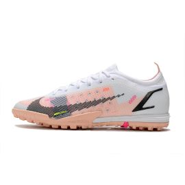 Nike Mercurial Vapor 14 Elite TF Soccer Cleats - White_Bright Crimson_Pink Blast