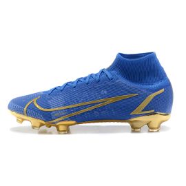 Nike Mercurial Superfly 8 Elite FG Blue Gold