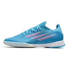 Adidas X Speedflow .1 IN - Sky Rush Shock Pink Footwear White Soccer Cleats
