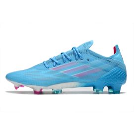 adidas X Speedflow .1 FG Sapphire Edge - Sky Rush:Shock Pink:Footwear White