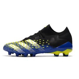 New Adidas Predator Freak.1 Low AG Blue/Core Black/White/Yellow