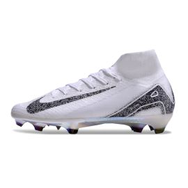 Nike Air Zoom Mercurial Superfly 10 Elite FG White Black