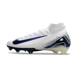 Nike Air Zoom Mercurial Superfly 10 Elite FG White Blue White