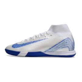 Nike Air Zoom Mercurial Superfly 10 Elite IC White Racer Blue