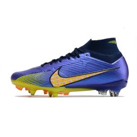 Nike 2023 Mercurial Superfly 9 Elite FG SG-Pro Purple Yellow Black