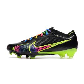 Nike 2023 Mercurial Vapor 15 Elite FG Black Yellow Pink Multicolor