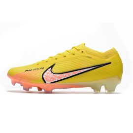 Nike Air Zoom Mercurial Vapor 15 Elite FG Lucent Soccer Cleats Yellow