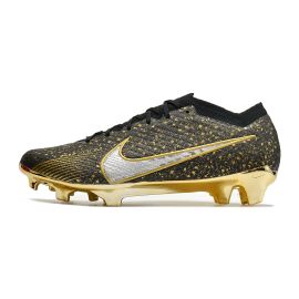 Nike Air Zoom Mercurial Vapor 15 Elite FG Soccer Cleats 2022 Black Gold White