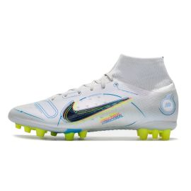 Nike Mercurial Superfly 8 Elite AG-PRO Soccer Cleats Grey Blue Light Marine