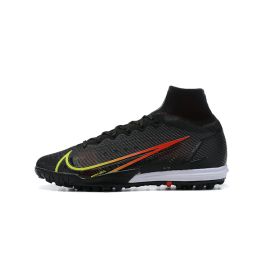 Nike Mercurial Superfly 8 Elite TF Soccer Cleats Black/Cyber/Off Noir