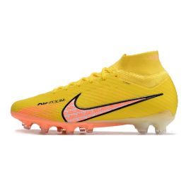 Nike Mercurial Superfly Elite 9 AG-Pro Soccer Cleats Yellow Strike Sunset Glow Barely Grape