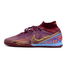 Nike Mercurial Superfly Elite IX IC Soccer Cleats Dark Beetroot Metallic Vivid Gold